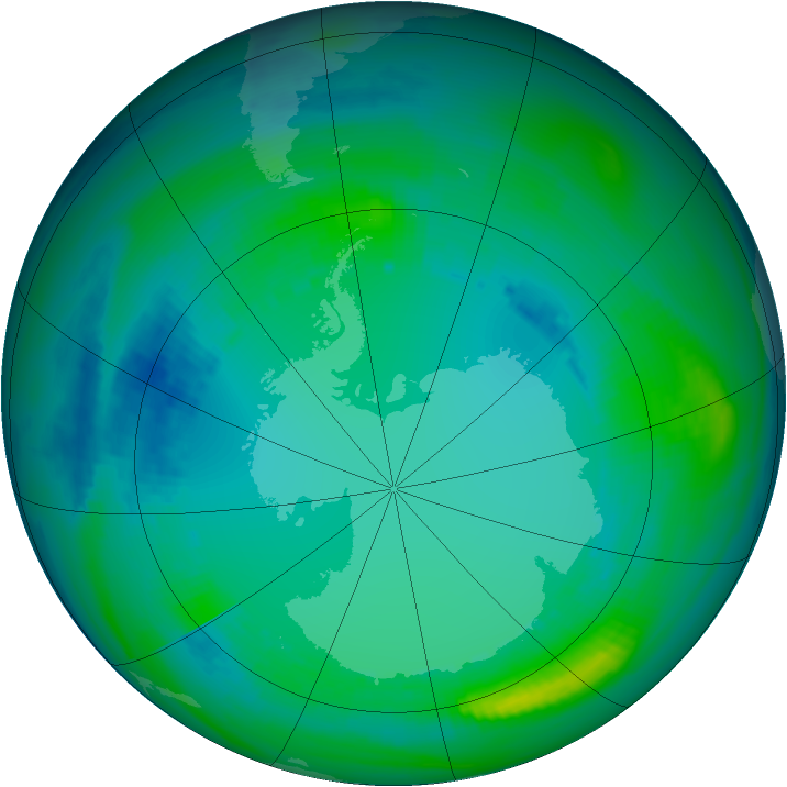 Ozone Map 1985-08-03